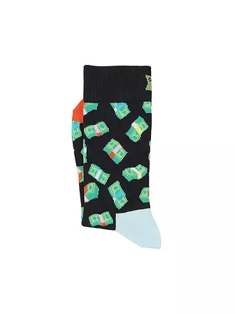 HAPPY SOCKS | Damen Socken MONEY MONEY 36-40 navy | 